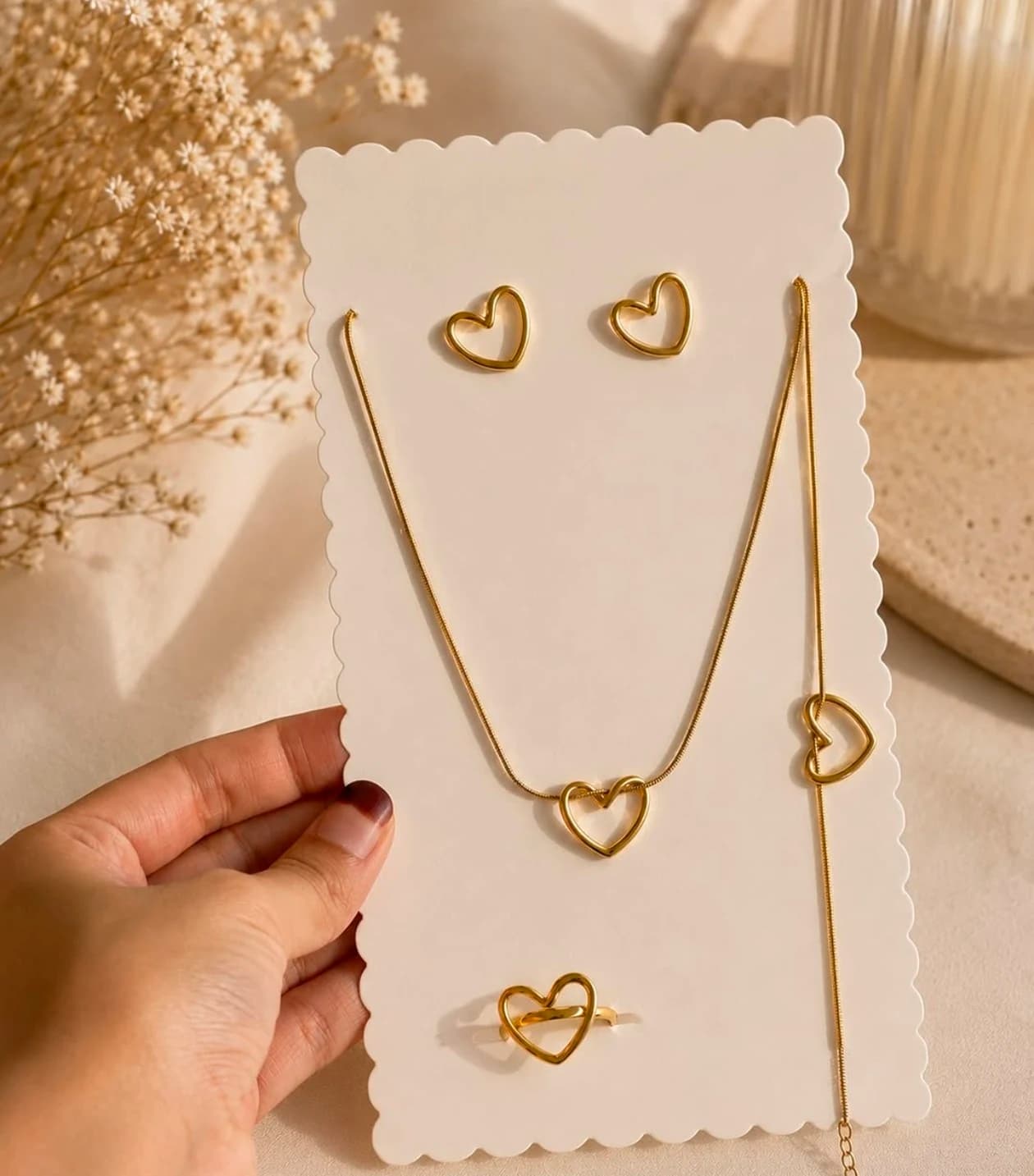 Open heart set combo