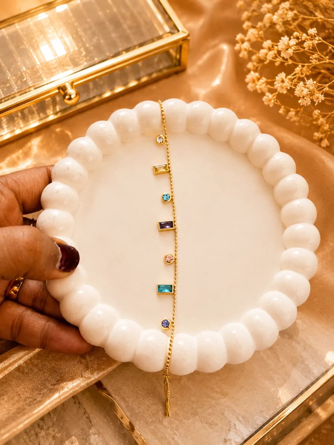 Multi stone bracelet