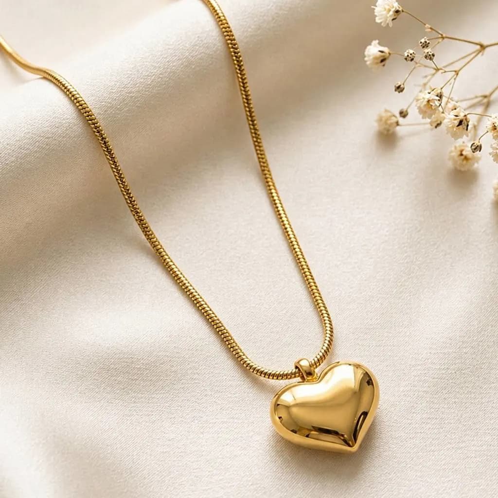 Bold heart pendant